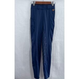 Aubrion Women's Navy Blue Leggings Size XXS